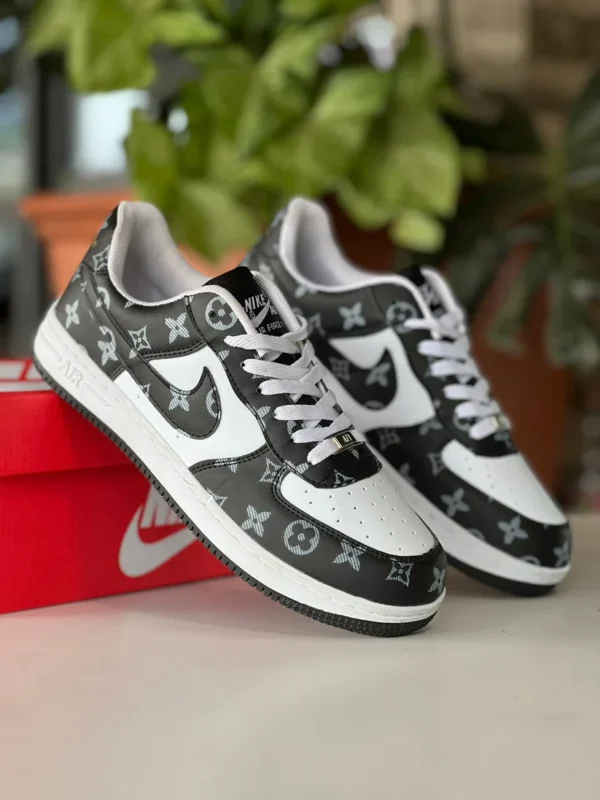 NIKE Airforce Louis Vuittons (Black and White)